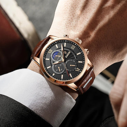 Monarch LIGE Imperium Chrono – Leather Moonphase Edition