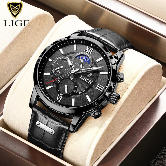 Monarch LIGE Imperium Chrono – Leather Moonphase Edition
