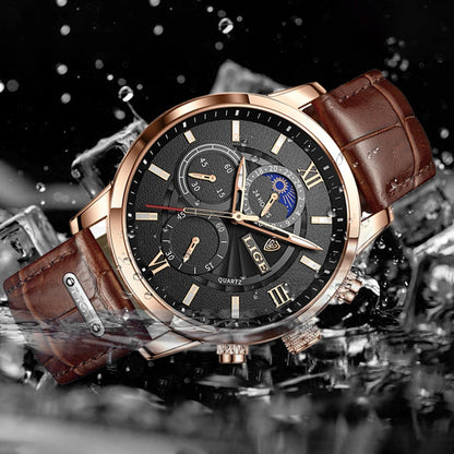 Monarch LIGE Imperium Chrono – Leather Moonphase Edition
