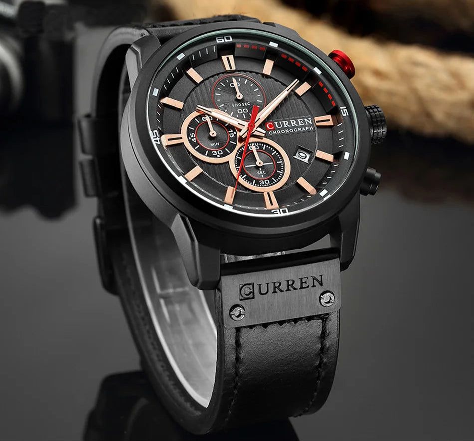 Curren Executive Duo – Quartz Watch + Free Leather RFID Wallet