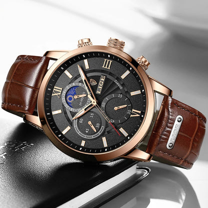 Monarch LIGE Imperium Chrono – Leather Moonphase Edition