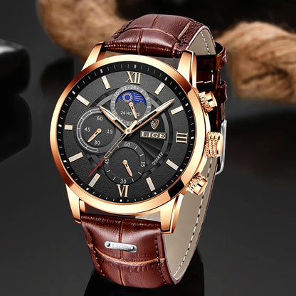 Monarch LIGE Imperium Chrono – Leather Moonphase Edition