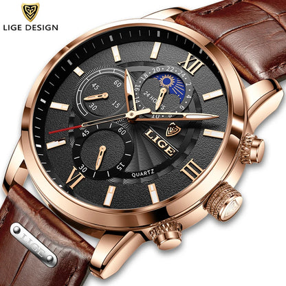 Monarch LIGE Imperium Chrono – Leather Moonphase Edition