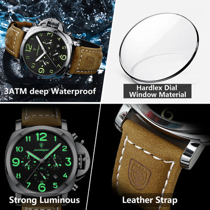 Imperial Chrono Leather Watch
