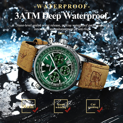Monarch Heritage Falcon – Chrono Leather Edition