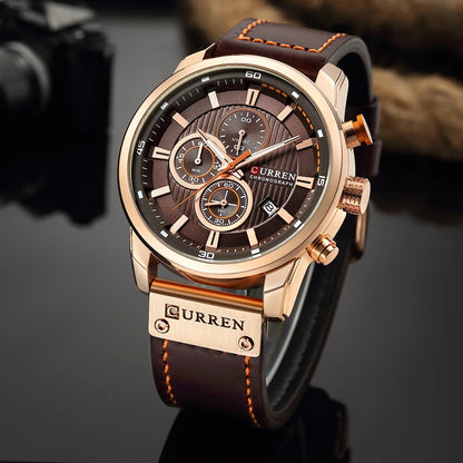 Curren Executive Duo – Quartz Watch + Free Leather RFID Wallet