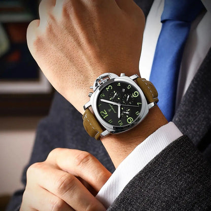 Imperial Chrono Leather Watch