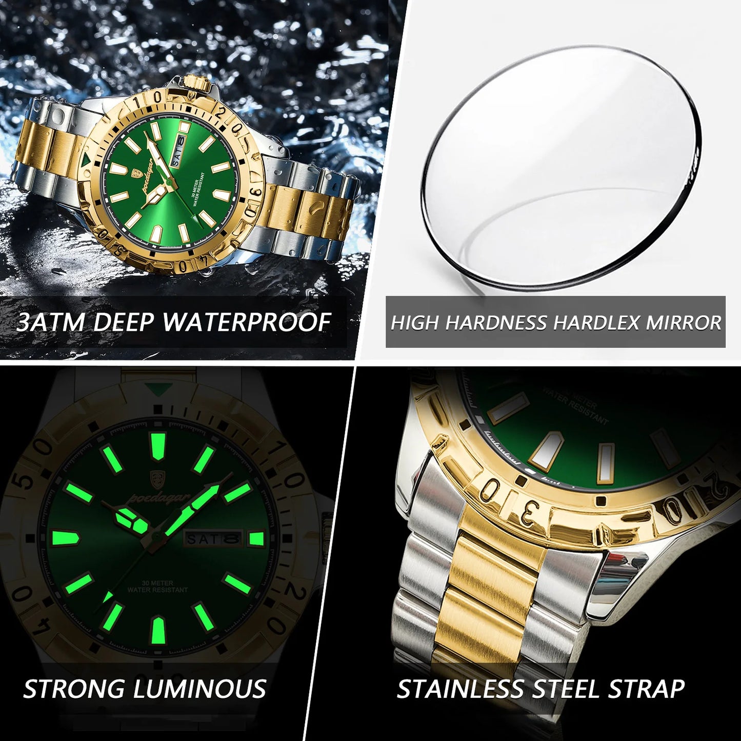 Monarch Grand Emerald – Two-Tone Precision