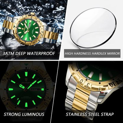 Monarch Grand Emerald – Two-Tone Precision