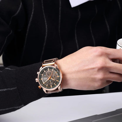 Curren Executive Duo – Quartz Watch + Free Leather RFID Wallet