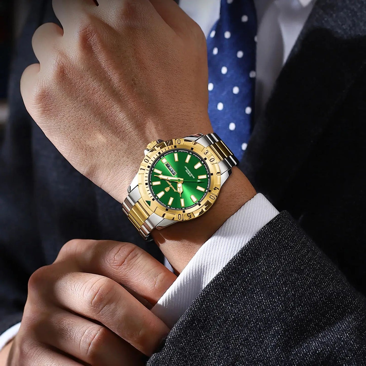 Monarch Grand Emerald – Two-Tone Precision
