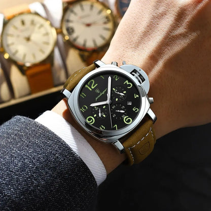 Imperial Chrono Leather Watch