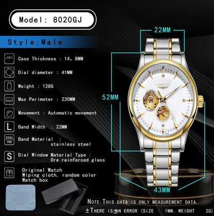 Monarch LONGLUX Imperial Skeleton – Automatic Steel Edition