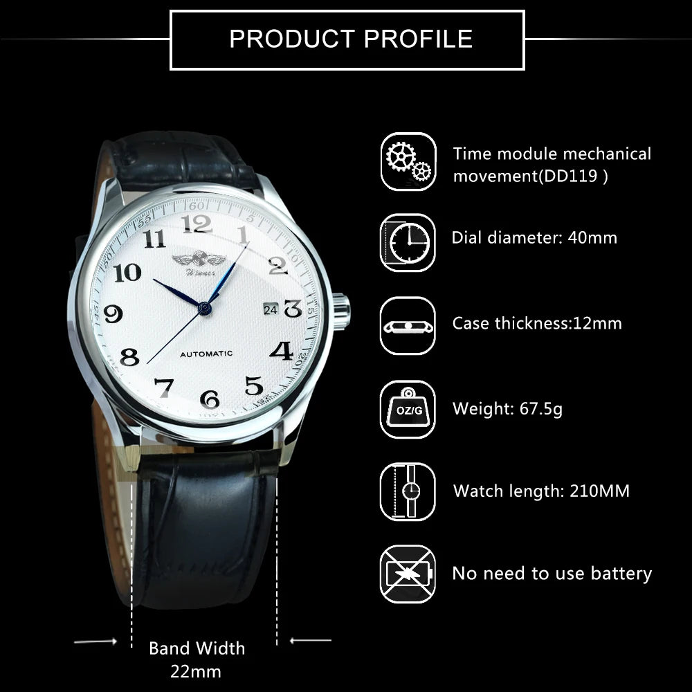 Wellington Calendar Automatic Watch