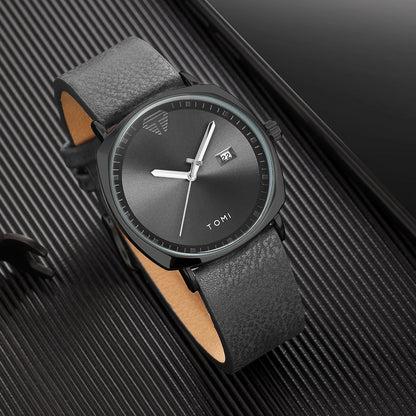 Tomi Signature Watch + Free gifts- Timeless Essentials for Men