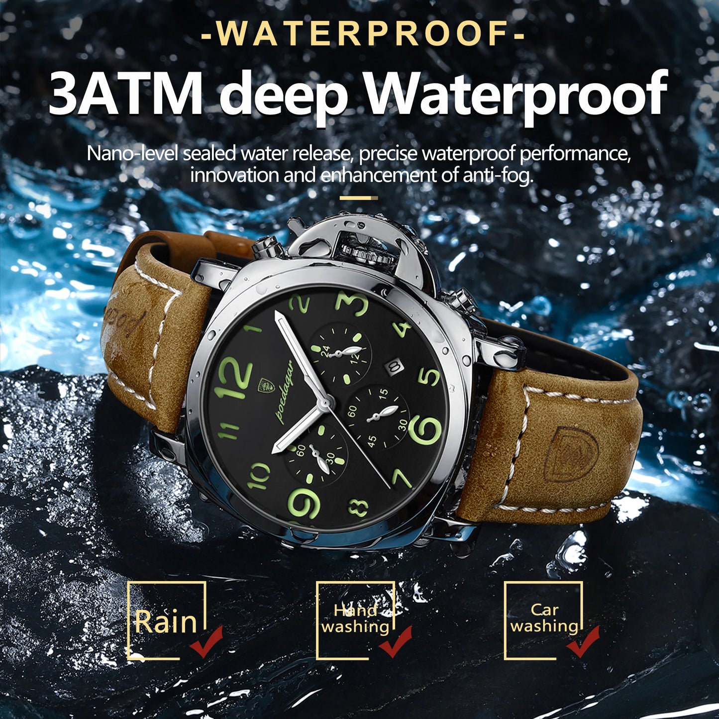 Imperial Chrono Leather Watch