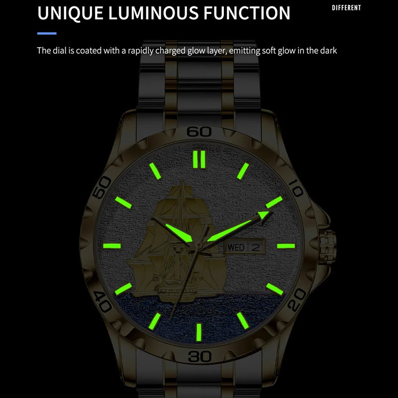 GLENAW Royal Nautilus - Skeleton Automatic Watch