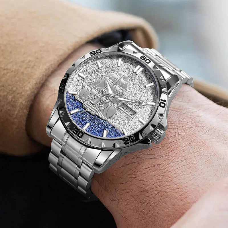 GLENAW Royal Nautilus - Skeleton Automatic Watch