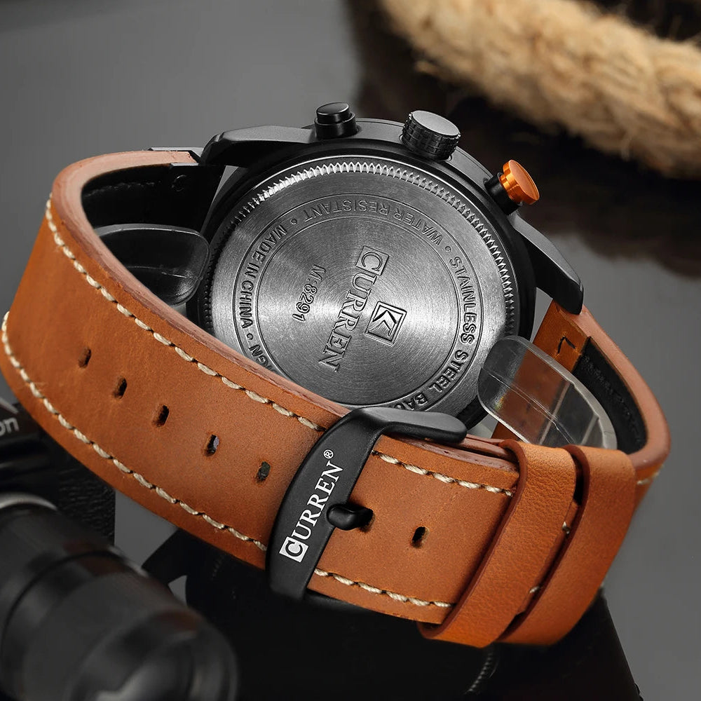 Curren Executive Duo – Quartz Watch + Free Leather RFID Wallet