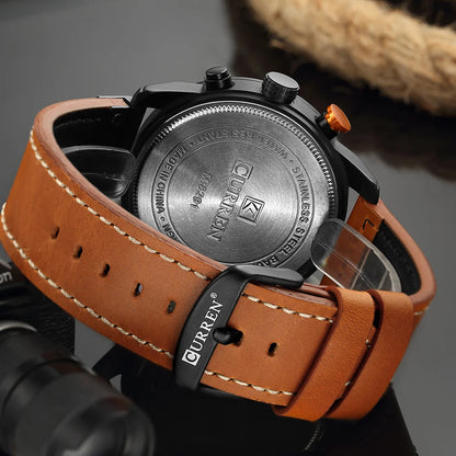 Curren Executive Duo – Quartz Watch + Free Leather RFID Wallet