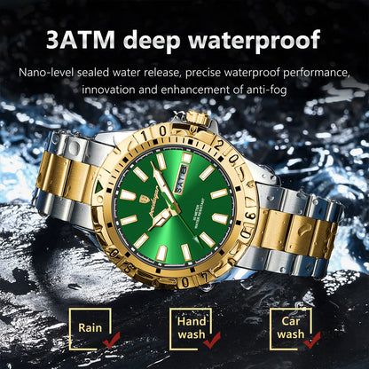 Monarch Grand Emerald – Two-Tone Precision